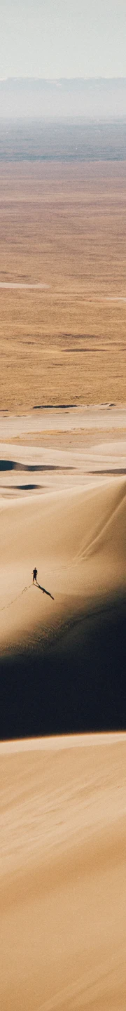Vertical Shot Sand Dunes Dry Field Distance LR